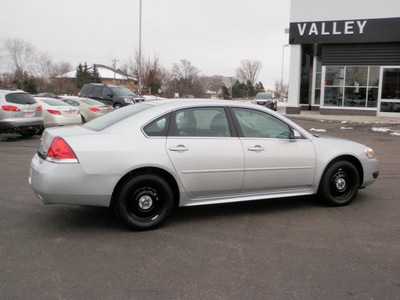 chevrolet impala 2011 silver sedan police flex fuel 6 cylinders front wheel drive automatic 55124