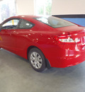 honda civic 2012 red coupe lx gasoline 4 cylinders front wheel drive automatic 28557