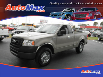 ford f 150 2007 gold pickup truck xl gasoline 6 cylinders rear wheel drive 5 speed manual 34474