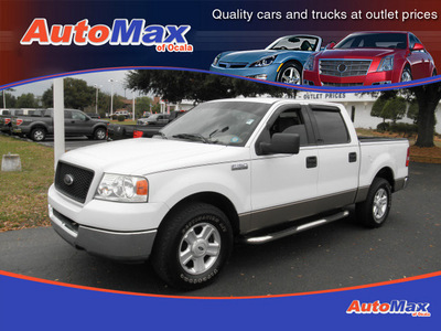 ford f 150 2004 white xlt gasoline 8 cylinders rear wheel drive automatic 34474