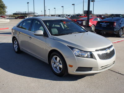 chevrolet cruze 2011 tan sedan lt gasoline 4 cylinders front wheel drive automatic 76087