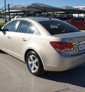 chevrolet cruze 2011 tan sedan lt gasoline 4 cylinders front wheel drive automatic 76087