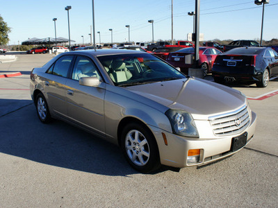 cadillac cts 2005 gold sedan gasoline 6 cylinders rear wheel drive automatic 76087