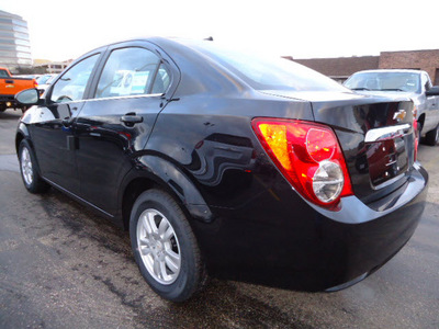 chevrolet sonic 2012 black sedan lt gasoline 4 cylinders front wheel drive automatic 60007