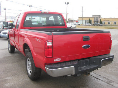 ford f 250 super duty 2009 red xl gasoline 8 cylinders 4 wheel drive automatic 62863