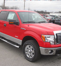 ford f 150 2012 red xlt gasoline 6 cylinders 4 wheel drive 6 speed automatic 62863