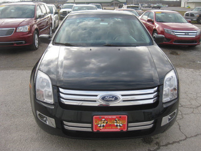 ford fusion 2007 black sedan v6 sel gasoline 6 cylinders front wheel drive automatic 62863