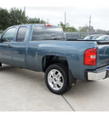 chevrolet silverado 1500 2012 blue pickup truck lt flex fuel 8 cylinders 2 wheel drive 6 spd auto,elec cntlled a 77090