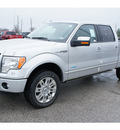 ford f 150 2012 silver platinum gasoline 6 cylinders 4 wheel drive automatic 77388