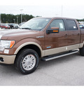 ford f 150 2012 brown lariat gasoline 6 cylinders 2 wheel drive automatic 77388