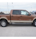 ford f 150 2012 brown lariat gasoline 6 cylinders 2 wheel drive automatic 77388