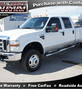 ford f 350 super duty 2008 white lariat diesel 8 cylinders 4 wheel drive automatic 77388