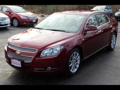 chevrolet malibu 2008 red jewel tintcoat sedan ltz gasoline 6 cylinders front wheel drive shiftable automatic 14580