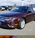 ford fusion 2012 maroon sedan sel flex fuel 6 cylinders front wheel drive shiftable automatic 98032