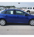 ford focus 2012 blue sedan se gasoline 4 cylinders front wheel drive automatic 77388