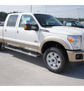 ford f 250 super duty 2012 white king ranch biodiesel 8 cylinders 4 wheel drive automatic with overdrive 77388