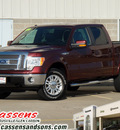 ford f 150 2010 dk  red lariat flex fuel 8 cylinders 4 wheel drive automatic 62034