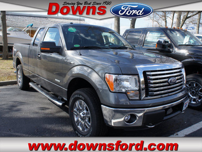 ford f 150 2012 gray xlt gasoline 6 cylinders 4 wheel drive automatic 08753