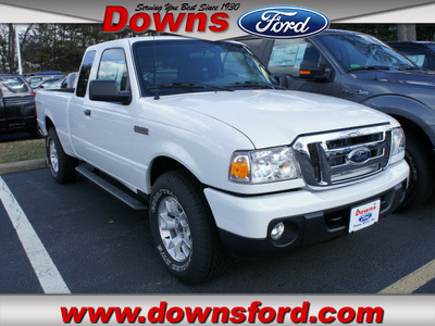 ford ranger 2011 white xlt gasoline 6 cylinders 4 wheel drive automatic 08753