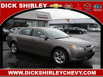 chevrolet malibu 2010 brown sedan lt flex fuel 4 cylinders front wheel drive automatic 27215