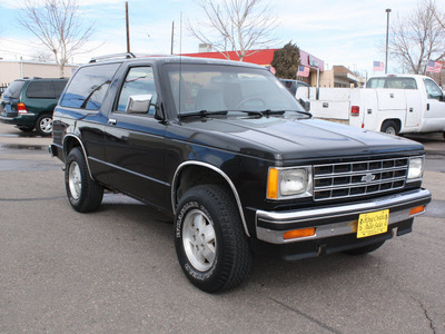 chevrolet s 10 blazer 1989 black gasoline v6 4 wheel drive automatic 80229
