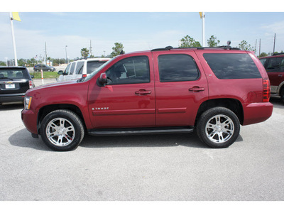 chevrolet tahoe 2007 red suv lt flex fuel 8 cylinders rear wheel drive automatic 77388