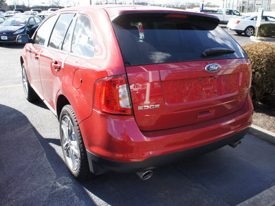 ford edge 2012 red sel gasoline 6 cylinders all whee drive automatic 08753