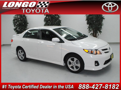 toyota corolla 2011 0040white sedan s gasoline 4 cylinders front wheel drive automatic 91731
