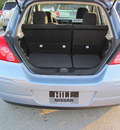 nissan versa 2012 blue hatchback s gasoline 4 cylinders front wheel drive automatic 33884