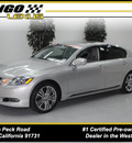 lexus gs 450h 2008 silver sedan hybrid 6 cylinders rear wheel drive automatic 91731