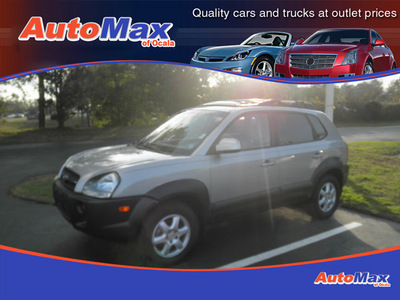 hyundai tucson 2005 silver suv gls gasoline 6 cylinders front wheel drive automatic 34474