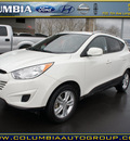 hyundai tucson 2011 white gls gasoline 4 cylinders all whee drive automatic 98632