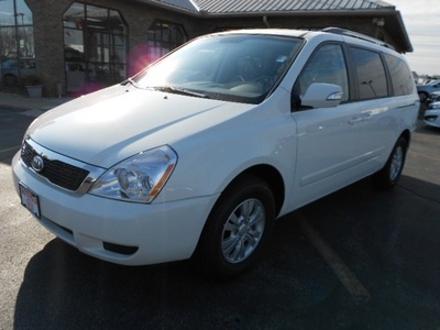 kia sedona 2012 white van lx gasoline 6 cylinders front wheel drive 6 speed automatic 43228