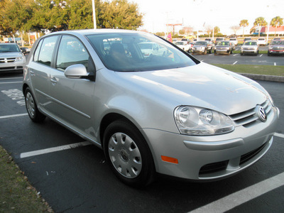 volkswagen rabbit 2007 silver hatchback gasoline 5 cylinders front wheel drive automatic 34474