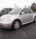 volkswagen new beetle 2001 silver coupe gls gasoline 4 cylinders front wheel drive automatic 28557