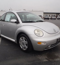 volkswagen new beetle 2001 silver coupe gls gasoline 4 cylinders front wheel drive automatic 28557