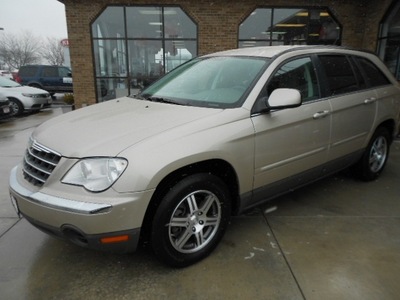 chrysler pacifica 2007 gold wagon gasoline 6 cylinders front wheel drive shiftable automatic 43228