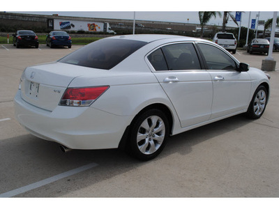 honda accord 2010 white sedan ex l v6 gasoline 6 cylinders front wheel drive automatic 77065