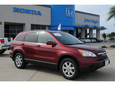 honda cr v 2008 red suv ex l gasoline 4 cylinders all whee drive automatic with overdrive 77065