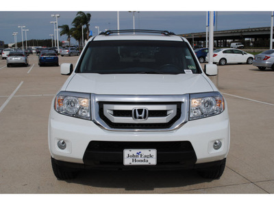 honda pilot 2009 white suv ex l gasoline 6 cylinders front wheel drive automatic with overdrive 77065
