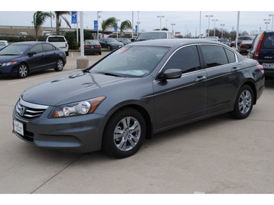 honda accord 2012 dk  gray sedan se gasoline 4 cylinders front wheel drive automatic 77065