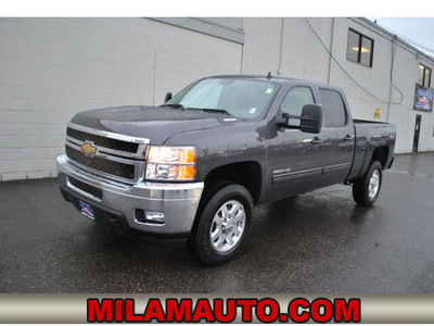 chevrolet silverado 2500hd 2011 gray lt diesel 8 cylinders 4 wheel drive automatic with overdrive 98371