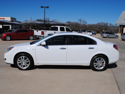 saturn aura 2009 white sedan xr gasoline 4 cylinders front wheel drive automatic 76087