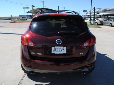 nissan murano 2009 maroon suv sl gasoline 6 cylinders front wheel drive automatic with overdrive 76087
