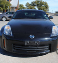 nissan 350z 2008 black coupe gasoline 6 cylinders rear wheel drive 6 speed manual 76087