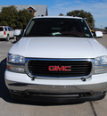 gmc yukon 2005 white suv gasoline 8 cylinders rear wheel drive automatic 76087