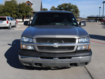 chevrolet silverado 1500 2003 silver pickup truck gasoline 6 cylinders rear wheel drive automatic 76087