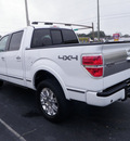 ford f 150 2009 white platinum flex fuel 8 cylinders 4 wheel drive automatic with overdrive 32401