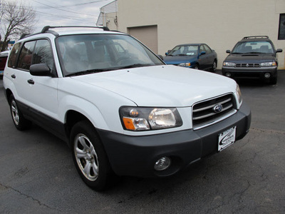 subaru forester 2003 white suv x gasoline 4 cylinders sohc all whee drive automatic 45324
