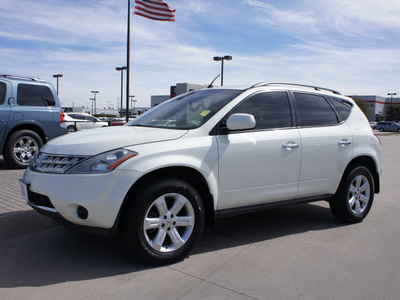 nissan murano 2007 off white suv s gasoline 6 cylinders all whee drive automatic 76018